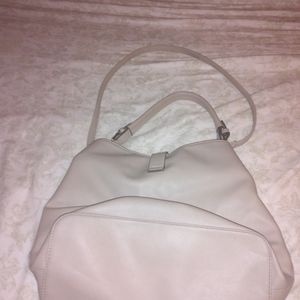 Beige Nine West crossbody and side bag purse
